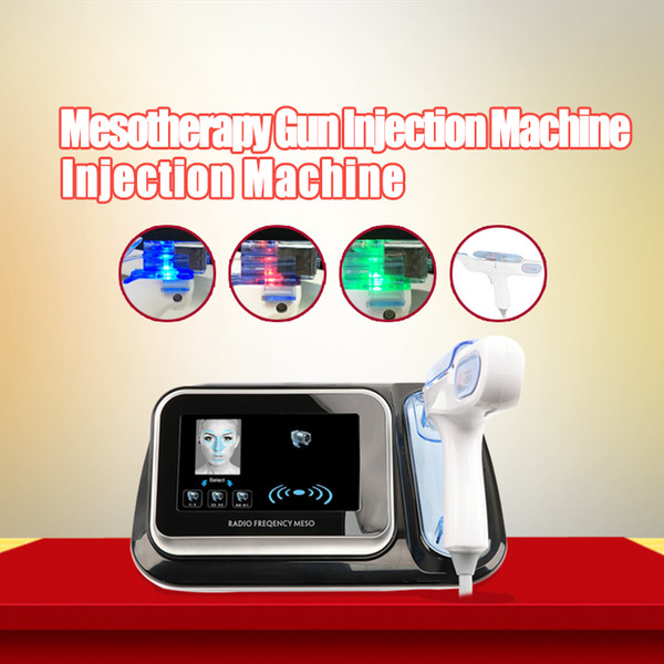 New Arrival Radio Frequency Meso Gun Facial Skin Care Machine With LED Light Therapy Mesotherapy Gun CE/DHL