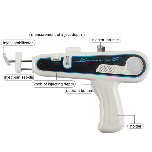 2018 HOT pressure hydrolifting injection microneedle rf mesotherapy gun facial therapy skin rejuvenation beauty machine