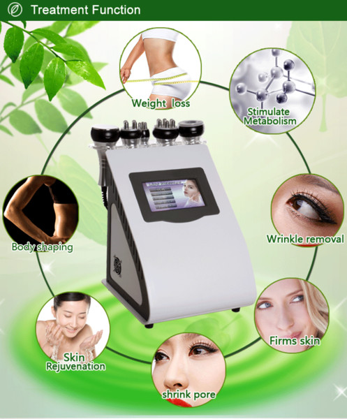 5 in 1 Vacuum Slimming Multi-polar RF Beauty Cavitation Machine