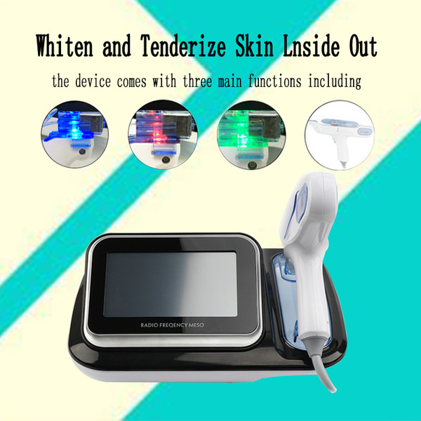 New arrival Radio Frequency Meso Gun Facial Skin Care Machine With LED Light Therapy Mesotherapy Gun CE/DHL