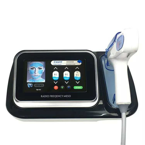 2018 RF Portable no Needle fractional Free Mesotherapy Gun Meso Machine Wrinkle Removal Water Injection Skin Rejuvenation Salon Use Facial