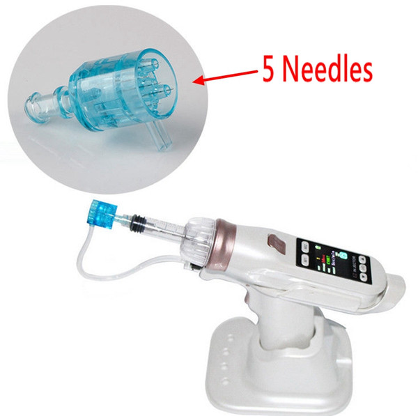 5 Needles Negative Pressure Cartridge For EZ Vacuum Mesotherapy Meso Gun micro needle system water meso injection gun face whitening CE