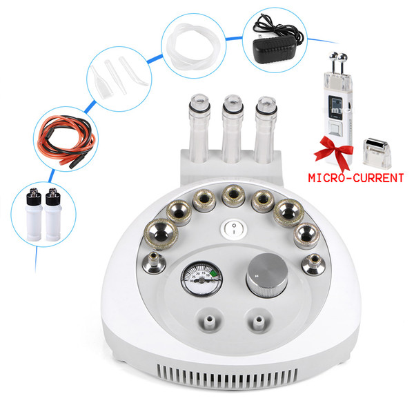 Portable Dermabrasion Microdermabrasion Blackhead Removal Sprayer Skin Care Beauty Machine With A Free Gift Micro-current Or BIO Therapy