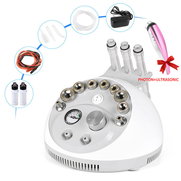 3 In 1 Dermabrasion Microdermabrasion Remove Blackhead Comedo Skin Rejuvenation With A Free Gift Ultrasonic Skin Rejuvenation Massager