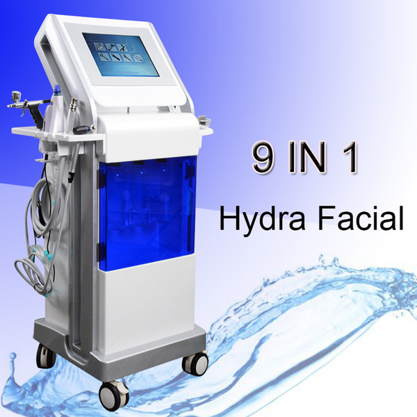 9 in 1 hydrafacial skin cleaning machine face liting hydro facial skin care beauty equipment free shipping