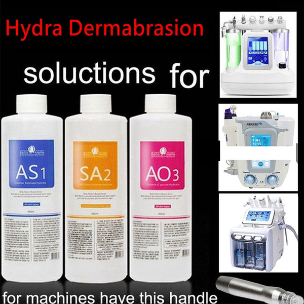 AS1 SA2 AO3 Aqua Peeling Solution 400ml per Bottle Hydra Dermabrasion Facial Serum Cleansing For Normal Skin