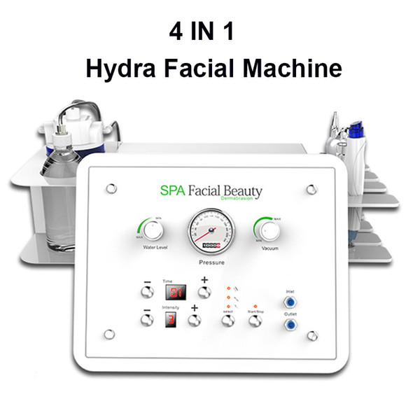 4 in 1 multifunction hydra facial machine skin cleaning oxygen jet peel Hydro Dermabrasion Facial Machine bio diamond