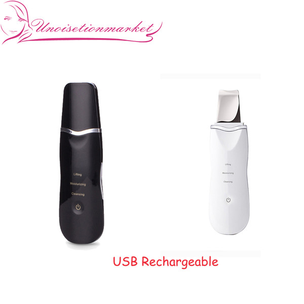 Deep facial cleaning USB Rechargeable Electric Ultrasonic Rejuvenation Skin Scrubber Mini Handheld Device For Home Use