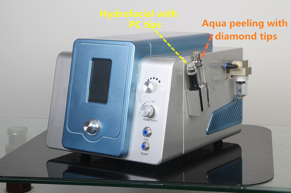 2 IN 1 Hydro Dermabrasion Hydra Dermabrasion Water Dermabrasion Skin Peel Microdermabrasion Machine With 8 Hydra Tips 9 Diamond Tips