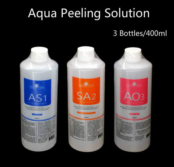 Professional hydra facial machine use Aqua peeling solution 400ml per bottle aqua facial serum hydra facial serum for normal skin