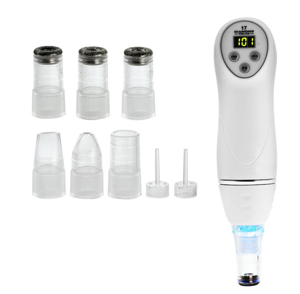 Dermabrasion peeling machine Blackhead Acne Scar removal Microdermabrasion 6 probes replaced head facial cleaning tool beauty machine