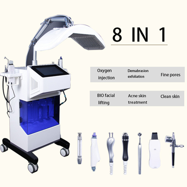 Third Generation Hydra Dermabrasion Machine With Ultrasonic RF BIO Cooling Oxygen Microdermabrasion Water Dermabrasion Hydro Facial Machine