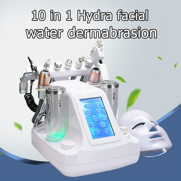 High quality 10 in 1Hydro Microdermabrasion hydra water micro Dermabrasion Peeling machine facial Skin Care Oxygen Water