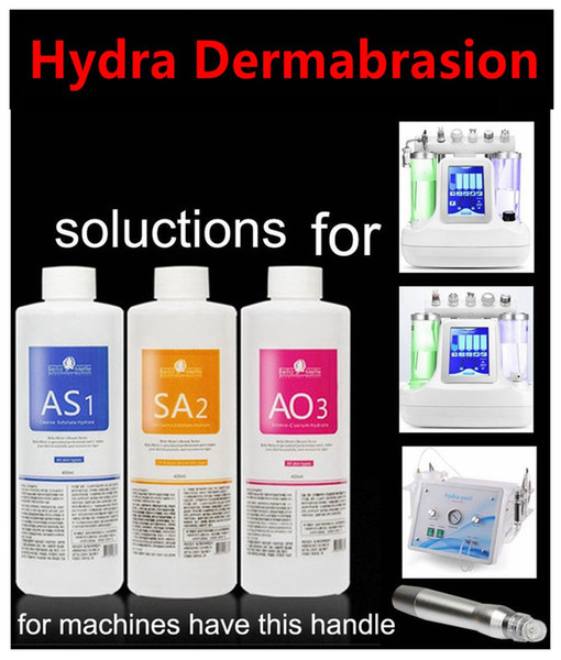 HOT SALE !!! Aqua Peeling Solution 400ml per Bottle Hydra Dermabrasion Facial Serum Cleansing For Normal Skin DHL free delivery