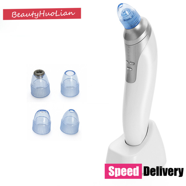 Rechargeable USB Comedo Blackhead Pore Cleaner Vacuum Suction Beauty Machine Diamond Dermabrasion Remove Blackhead Acne Lifting Face device