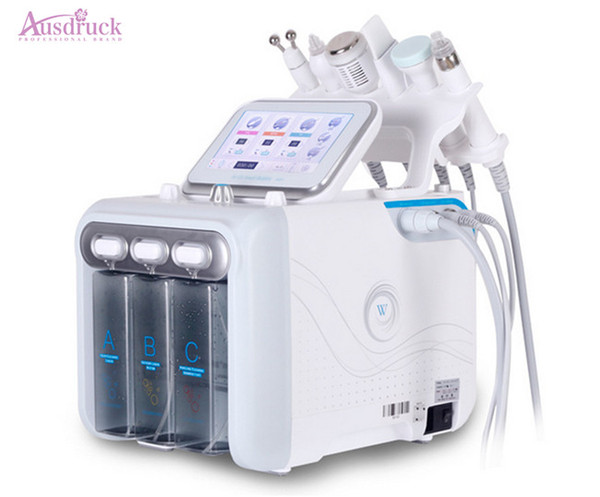 6in1 H2-O2 small Bubble Hydro-Dermabrasion Equipment Aqua Peel Water Oxygen Jet Peel H2O2