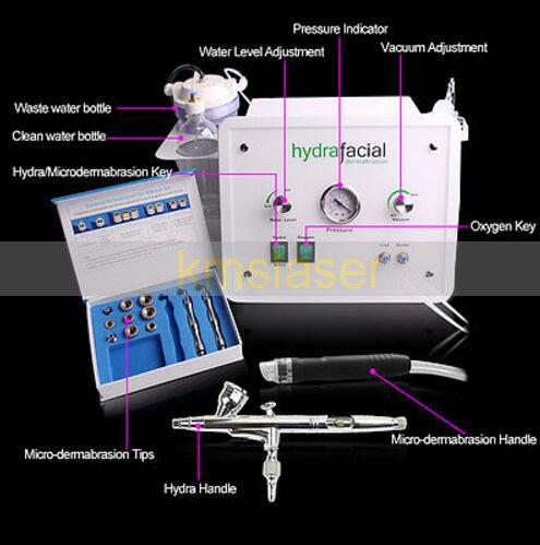 3 in 1 Hot sale oxygen spray & diamond dermabrasion skin peeling & hydrodermabrasion hydro facial machine