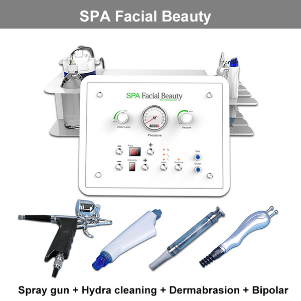 4 IN 1 diamond microdermabrasion skin peel machine with jet spray skin cleaning rejuvenation microdermabrasion equipment