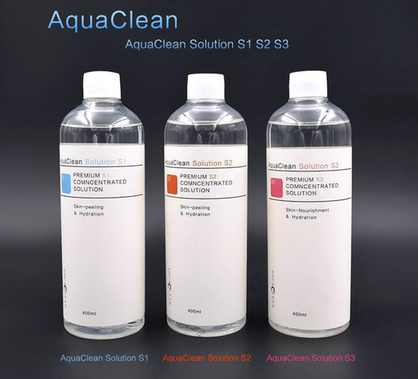 Aqua Clean Solution / Aqua Peel Concentrated Solution 400ml Per Bottle Aqua Facial Serum Hydra Facial Serum For Normal Skin Free Shipping