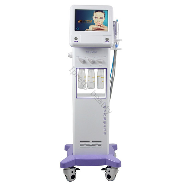 Korean Beauty Products 5 In 1 Hydra Microdermabrasion Machine Beauty Equipment With Cooling Hot RF Ultrasonic