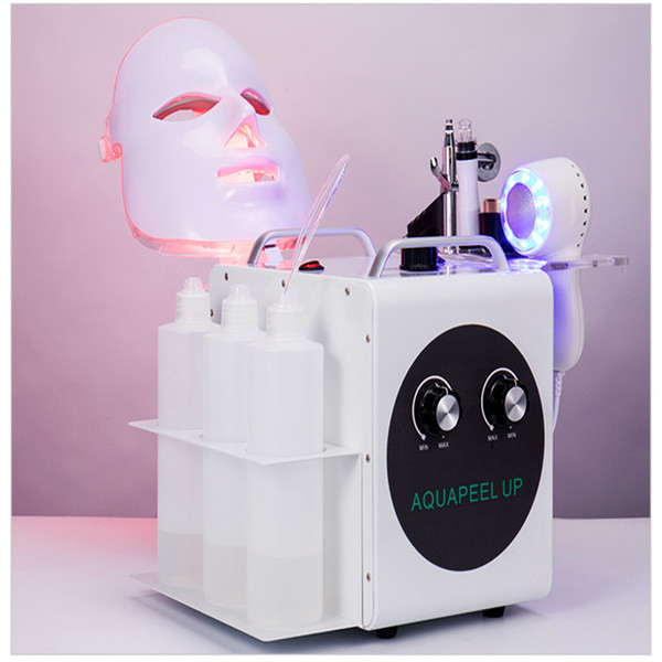 5 In 1 Mesotherapy RF Water Hydra Facial Dermabrasion LED Mask Oxygen Jet Face Lift Ultrasonic Machine Spa Facial Equipment