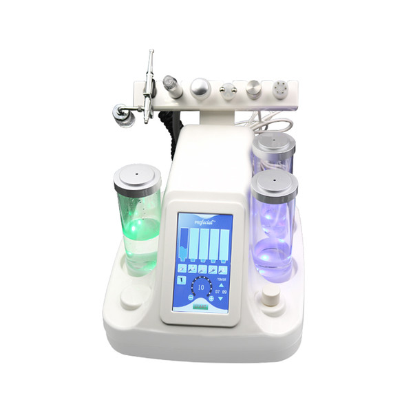 5,6,7 in 1 bio rf cold hammer hydro microdermabrasion water hydra dermabrasion spa facial skin pore cleaning machine free DHL Fedex