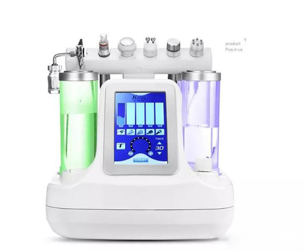 5,6,7 in 1 bio rf cold hammer hydro microdermabrasion water hydra dermabrasion spa facial skin pore cleaning machine