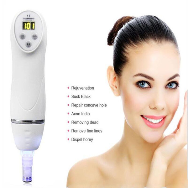 Wholesale New style 100V-240V Microdermabrasion Machine Blackhead Removal Skin Peel Diamond Dermabrasion Facial Massage free shipping