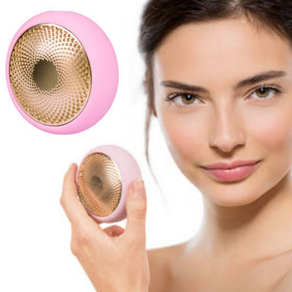 UFO LED Thermo Activated Smart Mask Device Beauty Tech Revolutionizes Face Masks Skin Care Tool Pink Rose Color