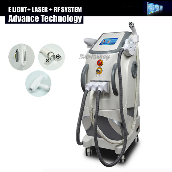 Professional 3 in 1 Elight Hair Removal ND Yag Laser Tattoo Removal RF Skin Lift beauty machine