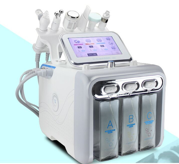 6in1 H2O2 Hydra Dermabrasion RF Bio lift Spa Facial Machine Hydro Microdermabrasion Facial Machine water aqua peel Cold Hammer