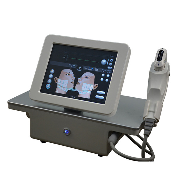 Non-invasive treatment HIFU High Intensity Focused Ultrasound HIFU Anti Aging use ultrasonic facial machine with 5 cartridges