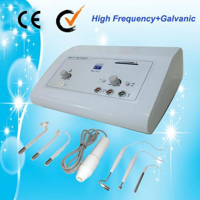 2 in 1 multifunctional galvanic high frequency beauty machine with CE approval Au-312