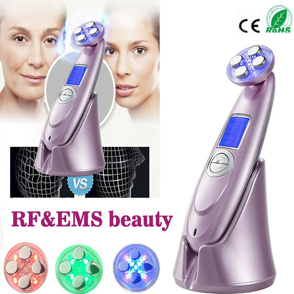 LED Photon Facial RF Radio Frequency Skin Rejuvenation EMS Mesotherapy Electroporation Tighten Face Lift Beauty Skin Treatment