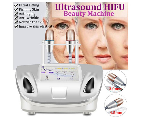 Ultrasound Wrinkle Removal Anti Aging Radar Line Carve facial massage device Portable tighten skin machine V-max Hifu Face Lift Machine