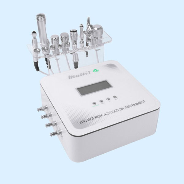 7 In 1 No Needle Mesotherapy Machine Multifunction With BIO Galvanic Ice Cooling Oxygen RF Microdermabrasion Face Lifting Wrinkle Removal