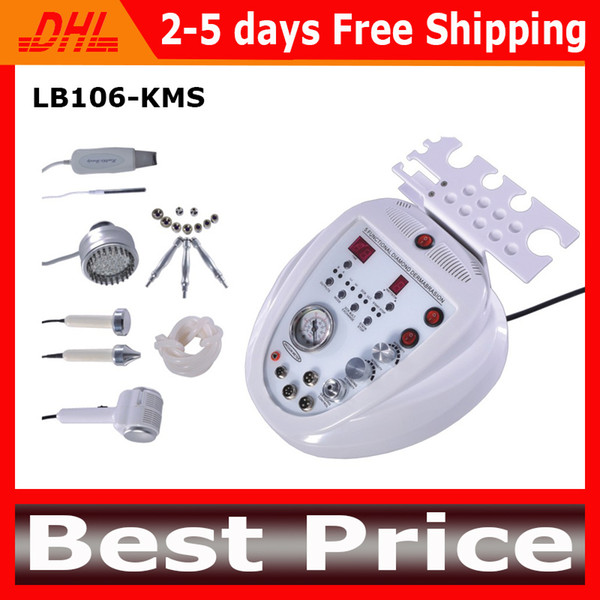 6 In Multifunction Diamond Dermabrasion Machine With Ultrasound Galvanic Photon Skin Scrubber Hot And Cold Hammer For Skin Rejuvenation