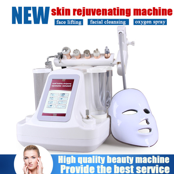 8 in1 Cold hammer Ultrasonic skin rejuvenaiton RF Bio-lifting Spa Facial Machine Wrinkle Removal keep skin elastic and fine