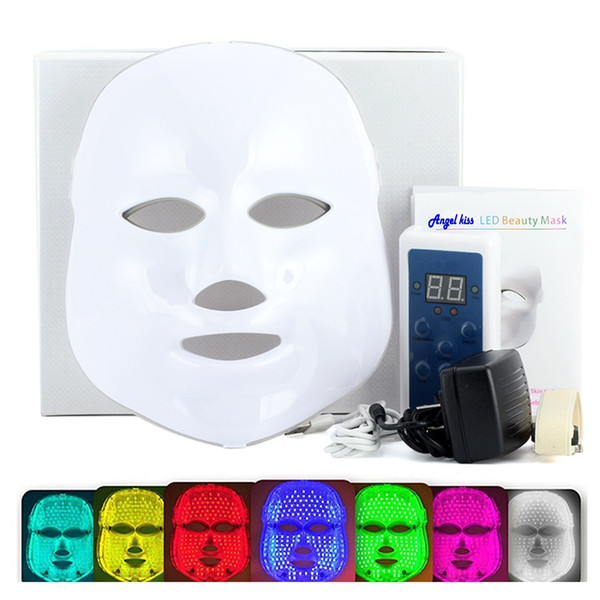 7 Colors Light Photon LED Electric Facial Mask PDT Skin Rejuvenation Therapy Device