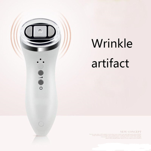 2017 Newest Handheld Portable High Intensity Focused Ultrasound Hifu LED RF Face Lift Mini Hifu for Wrinkle Removal