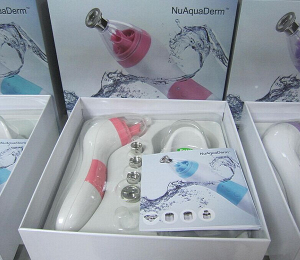 Nuaquaderm Diamond Electric Facial Massager V Face Lift Vacuum Face Pore Cleaning Cleanser Skin Care Dermabrasion 4 colors