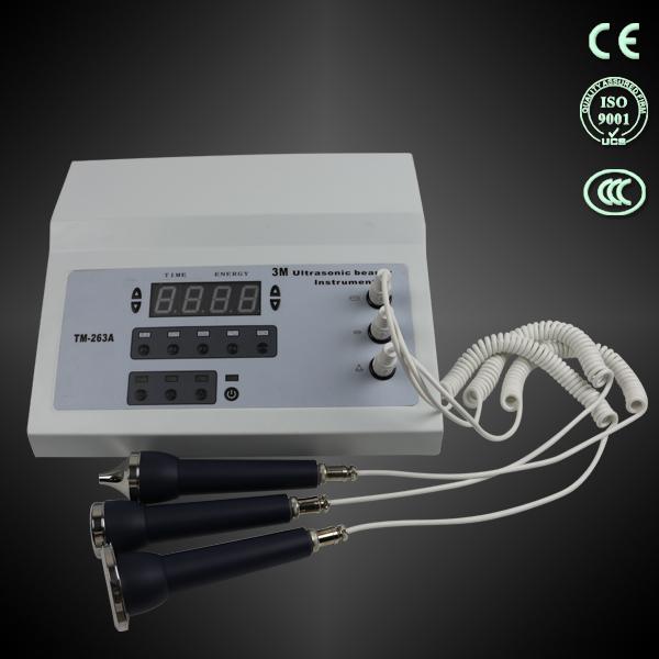 Free shipping skin care facial clean portable ultrasound physical therapy equipment 3 mhz ultrasound facial machines TM-263A