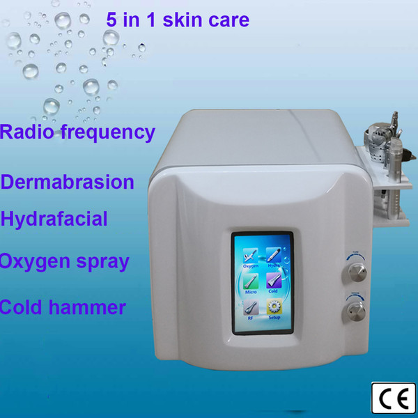 New hydrafacial skin peeling machine dermabrasion water gel large suction rf skin tighten device