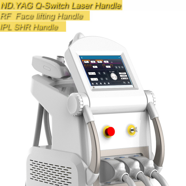 Multi Beauty equipment SHR ,RF ,Nd.yag Laser ,IPL ,Elight function beauty machine with advanced standard beauty machine