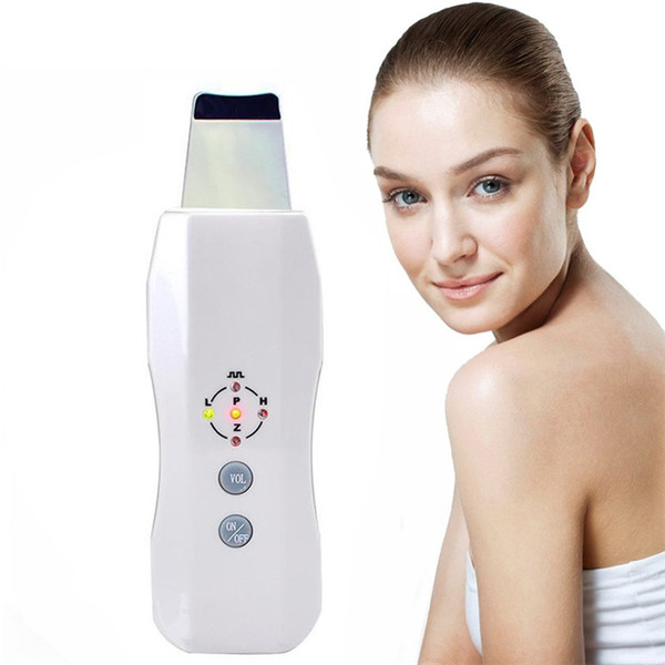 TM-SC001 Ultrasonic Skin Scrubber facial Deep Cleansing Skin Whitening Nutrition Lead-in Acne Corneum remove Beauty Device clean peels