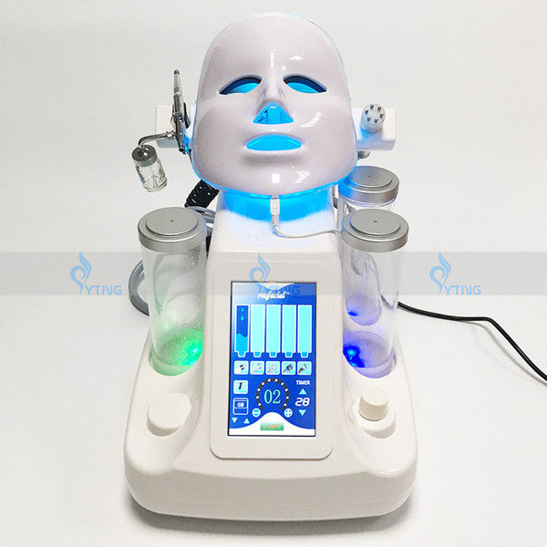 7in1 Hydro Dermabrasion Facial Machine Water Peeling Diamond Microdermabrasion Machine Facial Care Skin Rejuvenation led facial mask