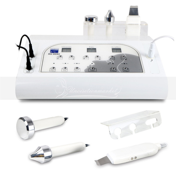 2 In 1 Multi-Function Skin Scrubber Ultrasonic RF Peeling Machine For Smooth The Wrinkle And Skin Care