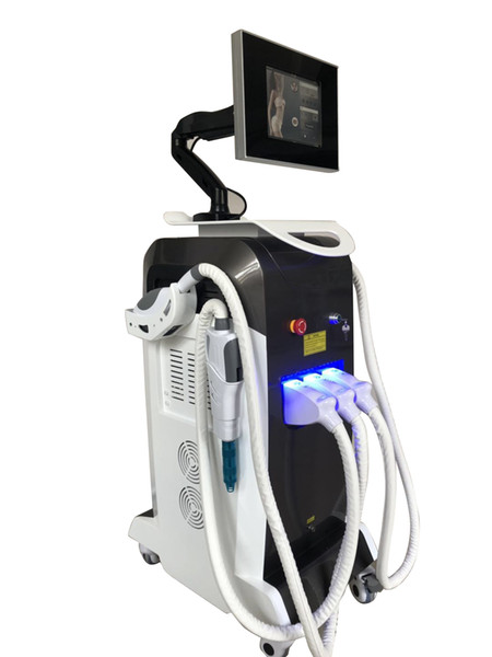 2019 New design 3 in 1 rf+nd yag laser+opt tattoo removal ipl machine laser hair removal