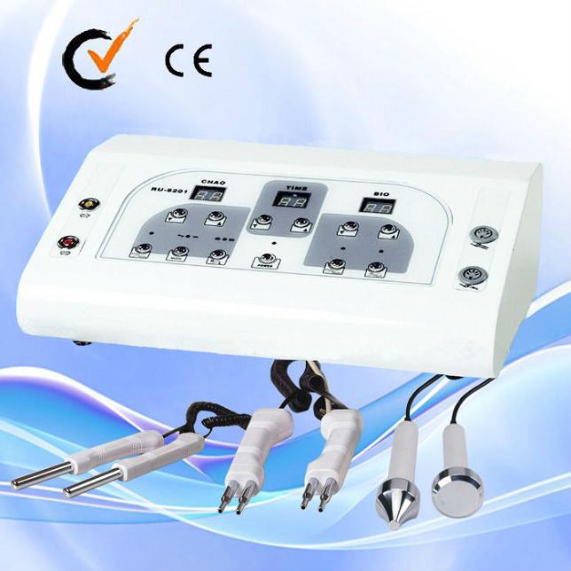 3 in 1 ultrasonic micro current Face Lift Microcurrent BIO Facial Machine for salon use Au-8201