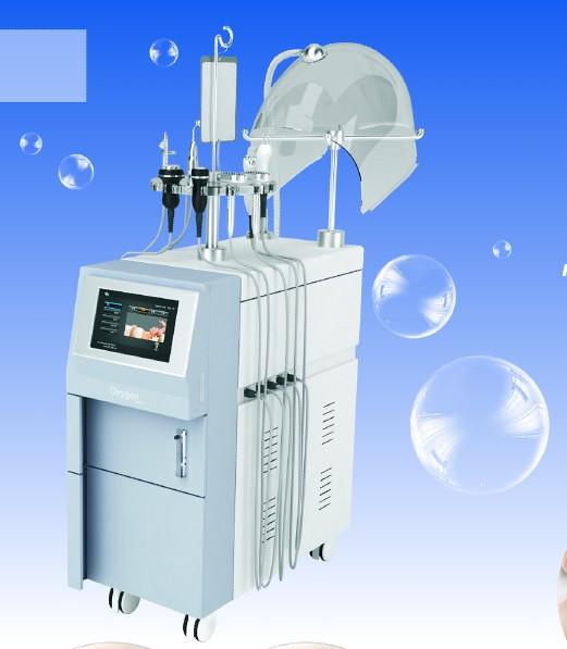 High Quality Multi-Functional Microcurrent Oxygen Facial Beauty Machine Oxygen Spray and Infuse Bio-photon RF Supersonic Machine